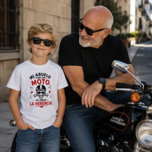 Mi abuelo tiene una moto. Yo tengo la herencia